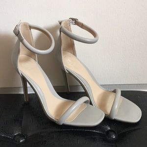 brand new Missguided heels in slate grey